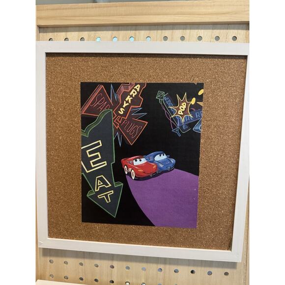 Disney Handmade Custom Pin Board lightning, McQueen and Sally Little Golden Book - Picture 2 of 5